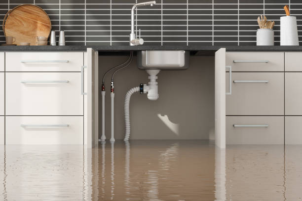 Water damage restoration process in GA